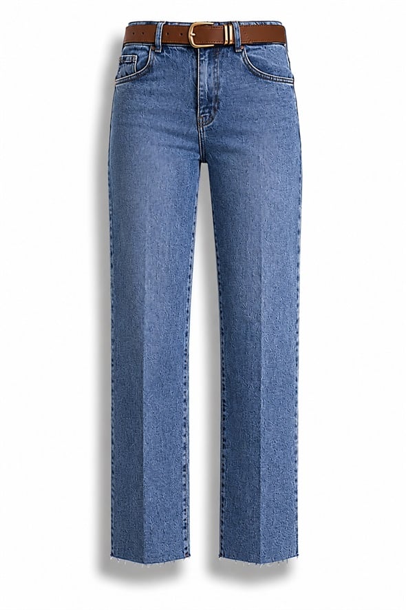 Mavi Kemerli Boyfit Jean 102