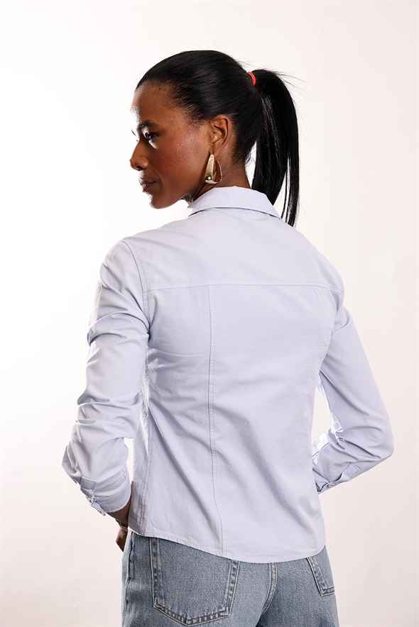 Mavi Slim Fit Gömlek 17449