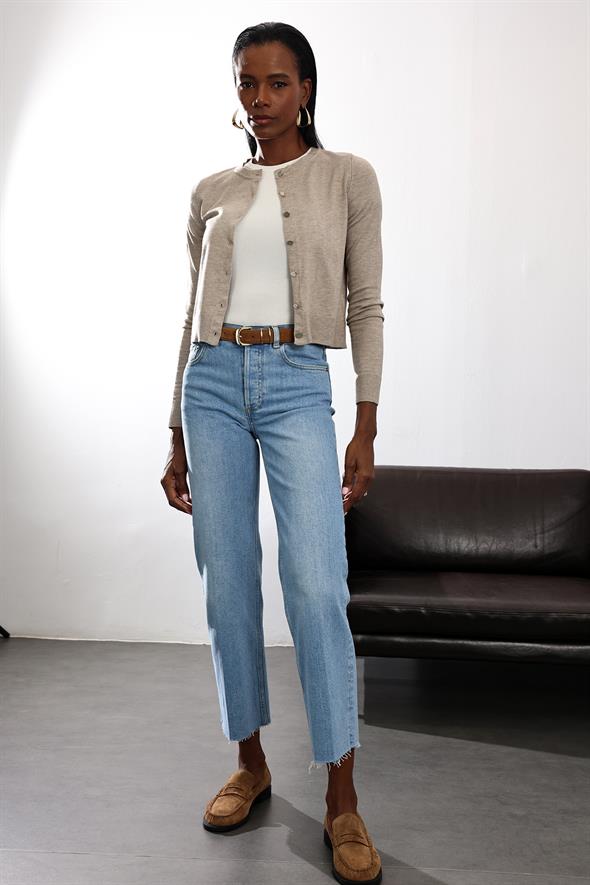 Mavi Stretch Wide Leg Jean 