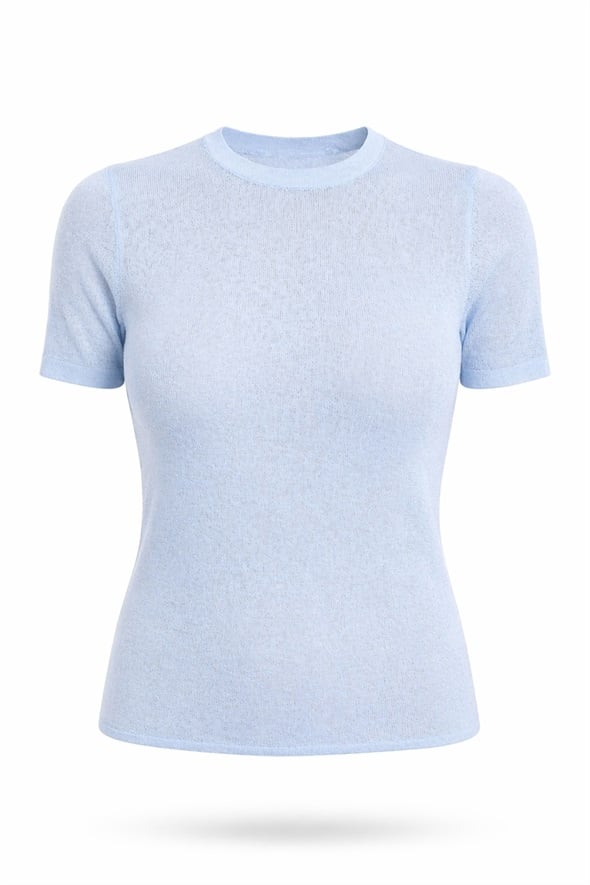 Mavi Transparan Merserize Triko 132