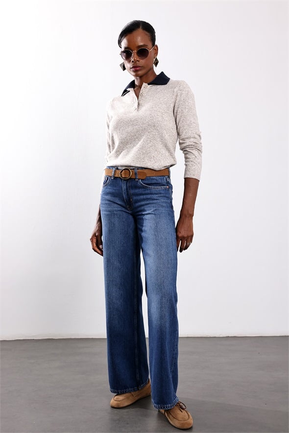 Mavi Wide Leg Jean 