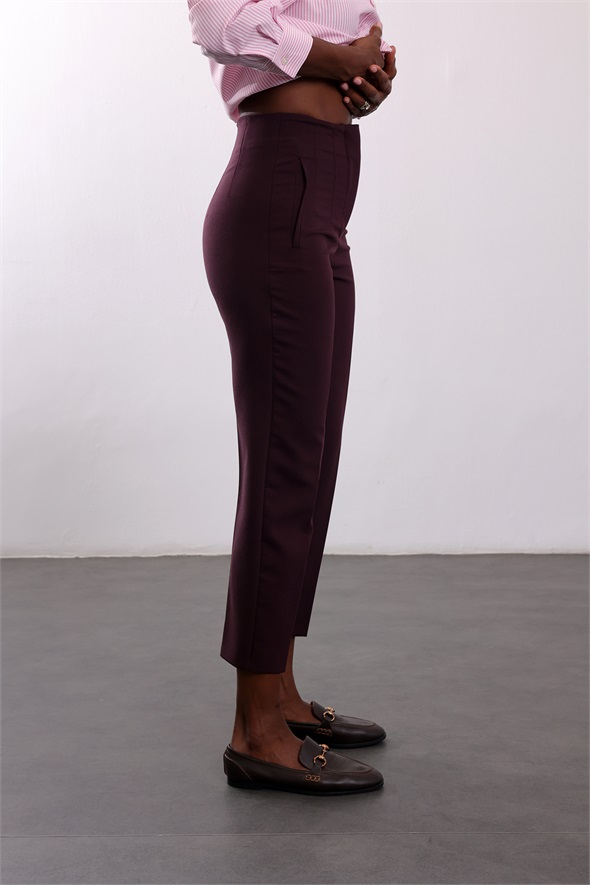 Mürdüm Flatolu Pantolon 5113