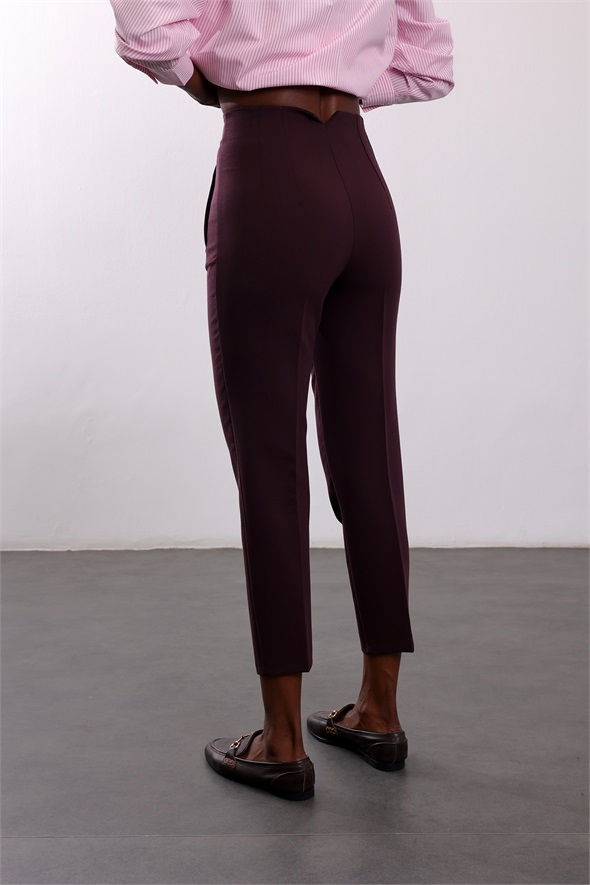 Mürdüm Flatolu Pantolon 5113