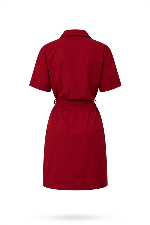Mürdüm Verona Poplin Elbise 