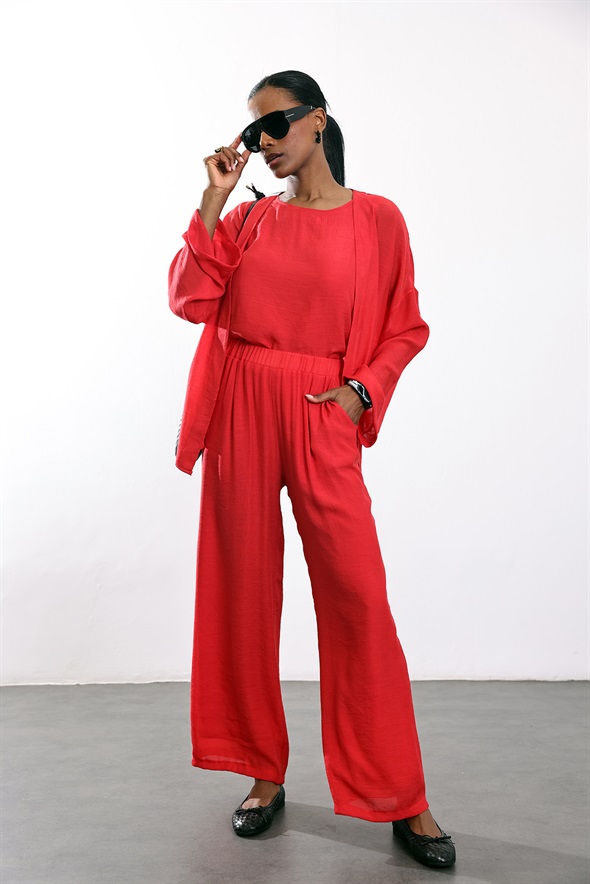 Nar Çiçeği Üçlü Takım 