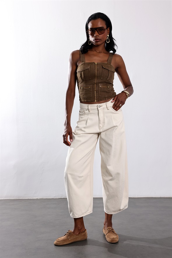Naturel Barrel Jean 3642