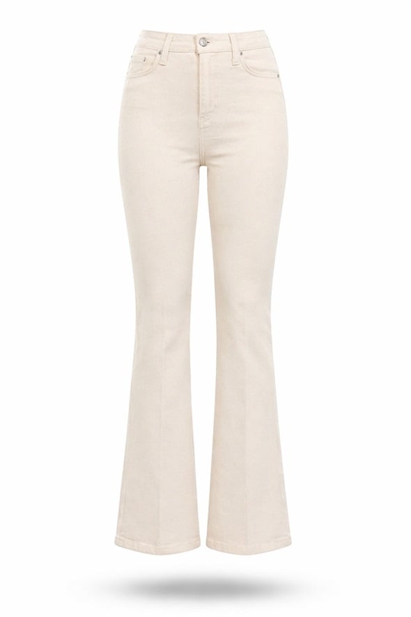 Naturel Full Likra Toparlayan Flare Jean 7578