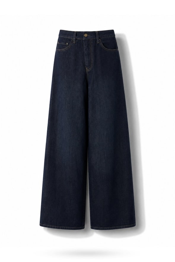 Rins Yıkamalı Beli Lastikli Tensel Jean 01073