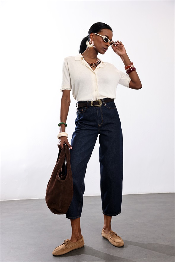 Rins Yıkamalı Tapered Jean 