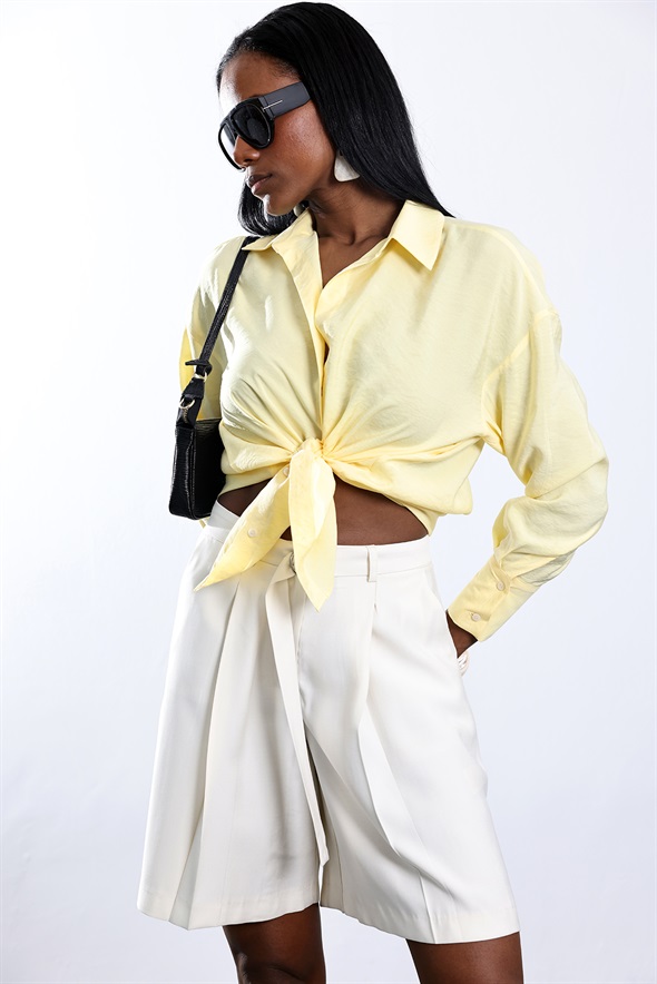 Sarı Modal Gömlek 