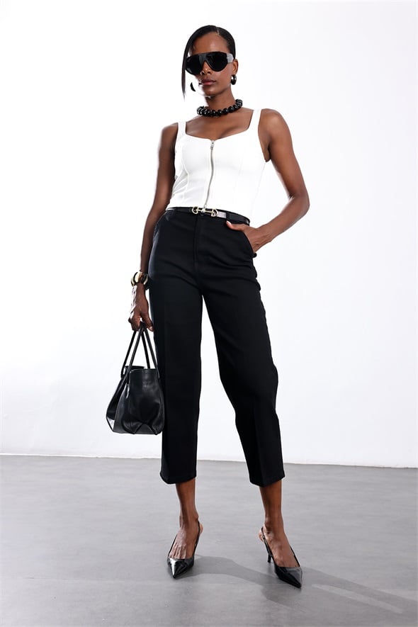 Siyah Baggy Jean 3001