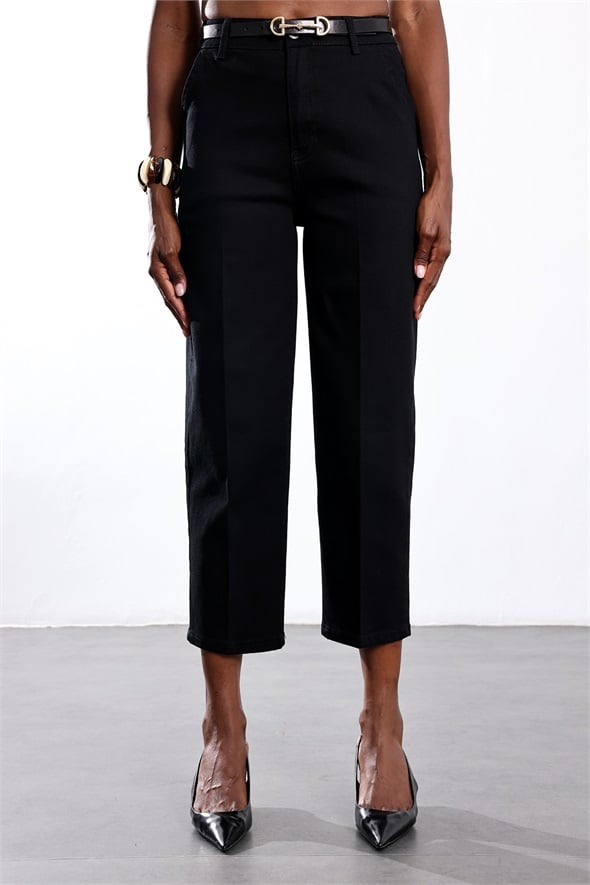 Siyah Baggy Jean 3001