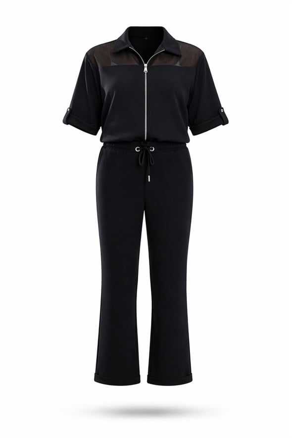 Siyah File Garnili Takım 4167