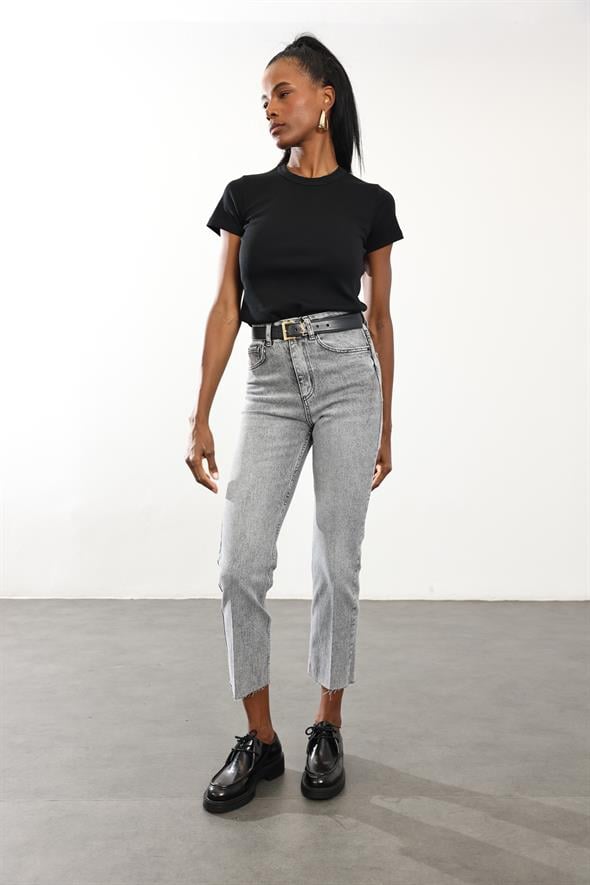 Siyah Fit Basic Tişört 