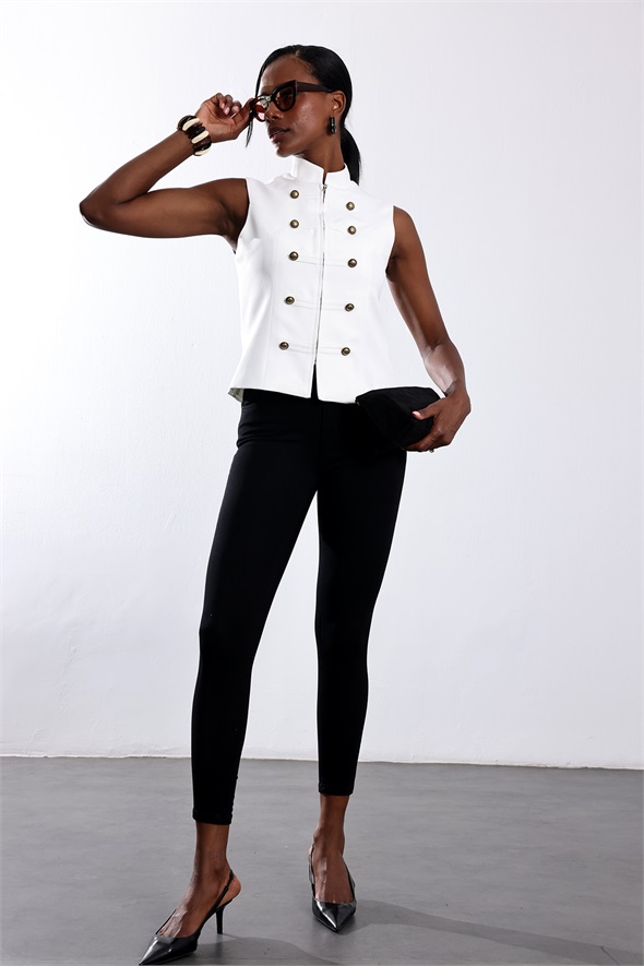 Siyah İthal Full Likra Toparlayan Skinny Jean 7277