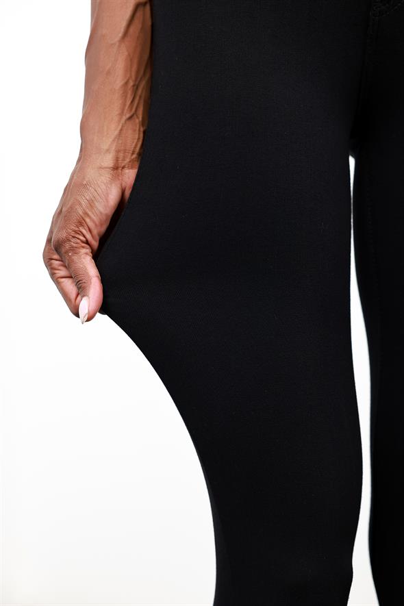 Siyah İthal Full Likra Toparlayan Skinny Jean 7277