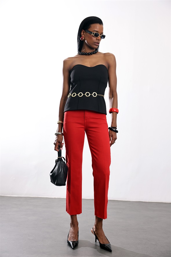 Siyah Kalp Yaka Büstiyer 17624