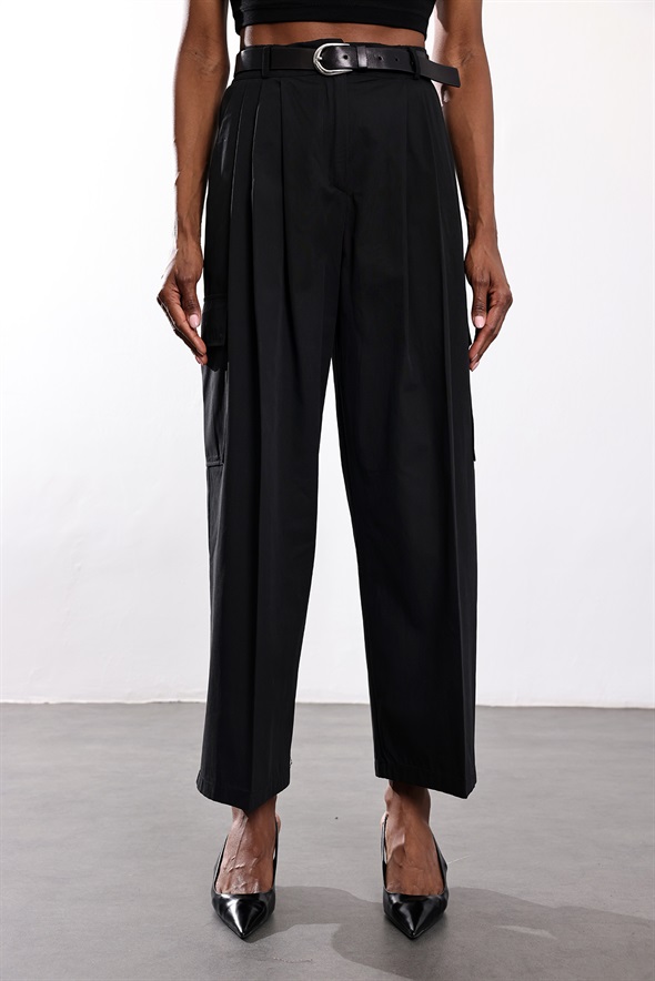 Siyah Kargo Pantolon 0025
