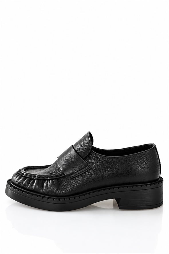 Siyah Klasik Loafer 26230
