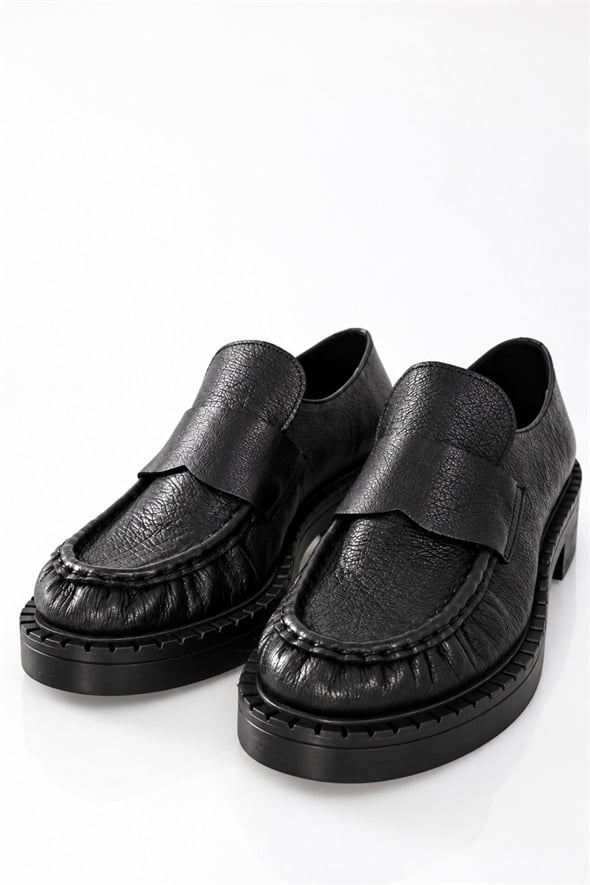 Siyah Klasik Loafer 26230