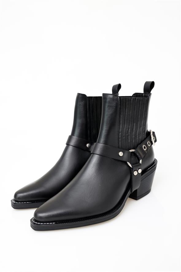 Siyah Kovboy Bot 124401