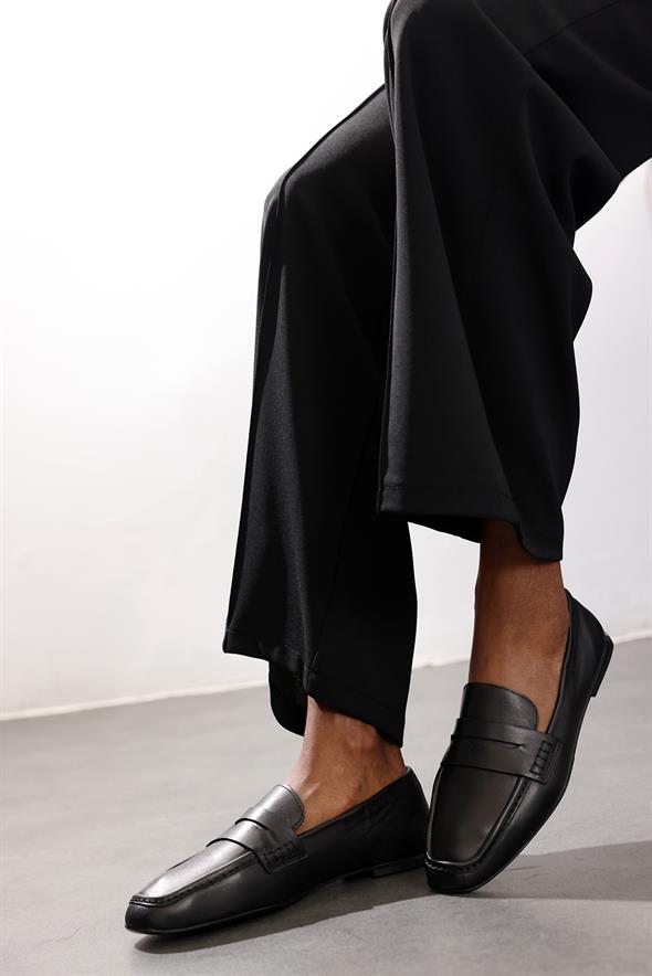 Siyah Loafer 39920