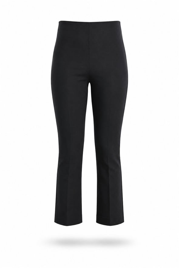 Siyah Mini Flare Pantolon 438