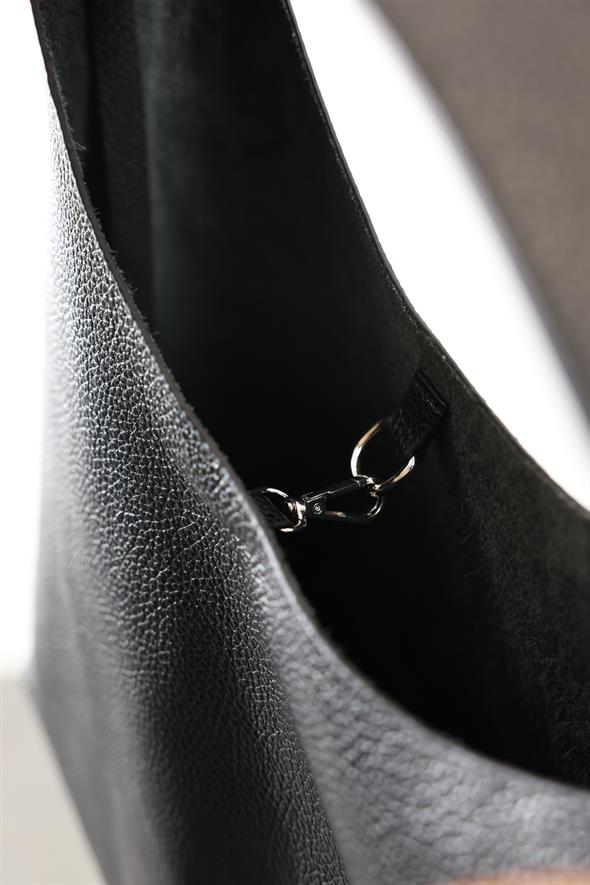 Siyah Copenhagen Deri Çanta 7977