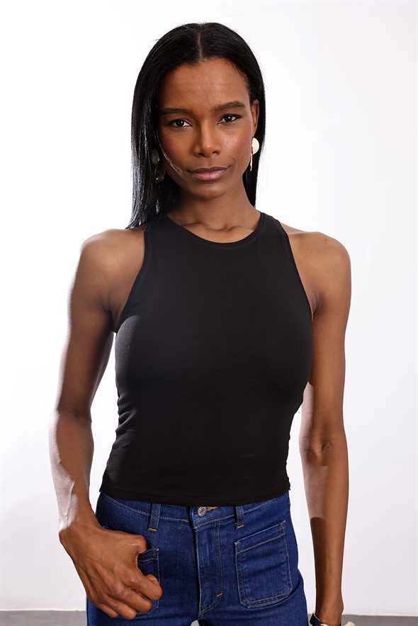 Siyah Sıfır Kol Atlet 23772