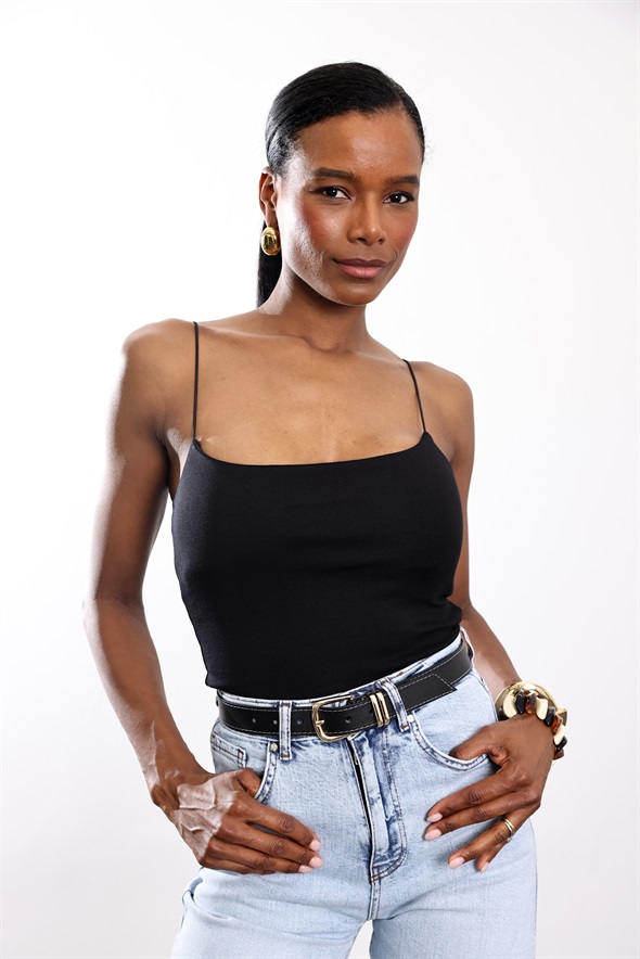 Siyah Spagetti Askılı Atlet 4829