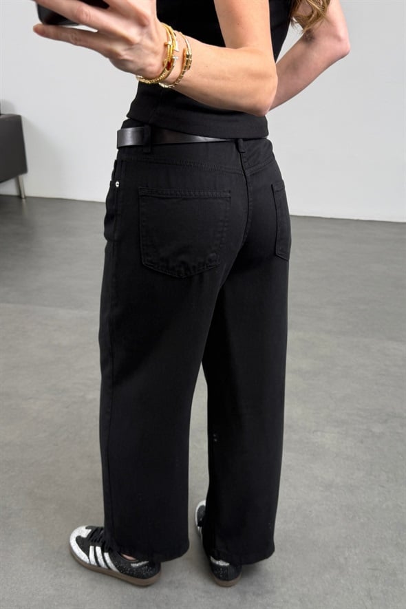Siyah Tensel Jean 