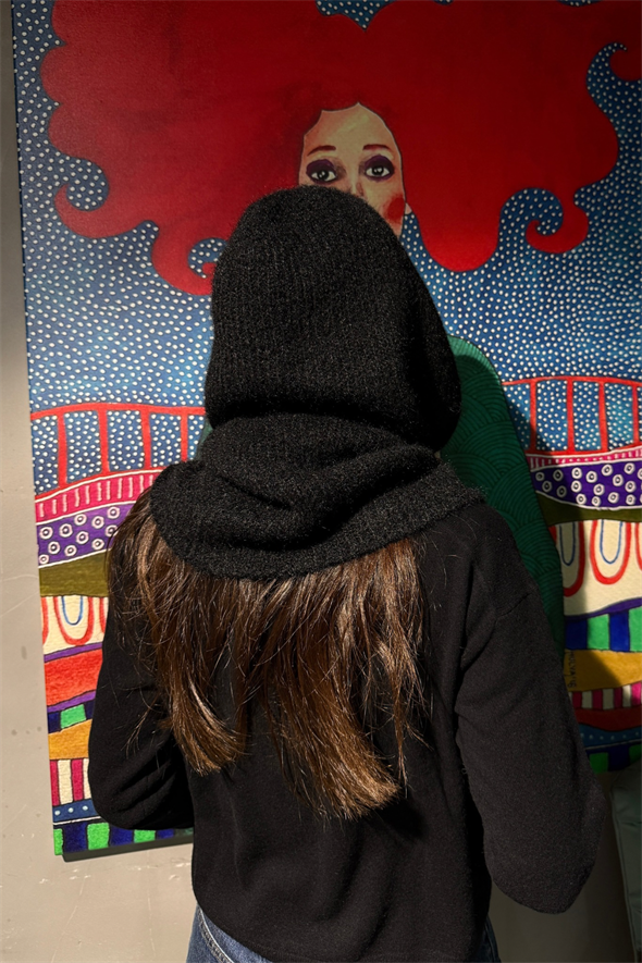 Siyah Triko Balaklava 14800