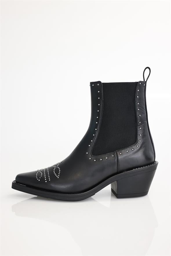 Siyah Troklu Western 124409