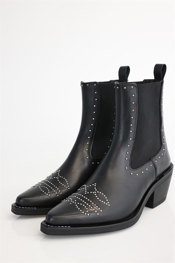 Siyah Troklu Western 124409