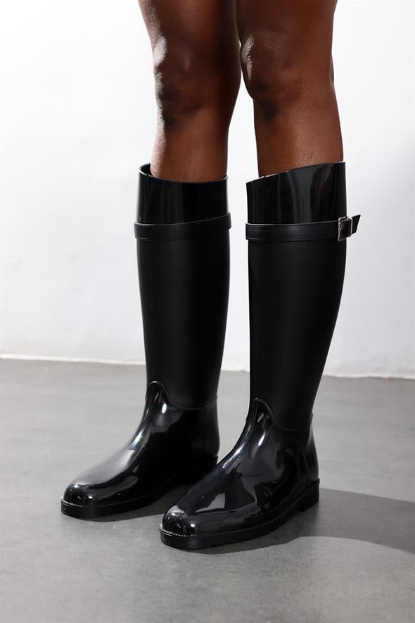 Siyah Yağmur Çizmesi 26010