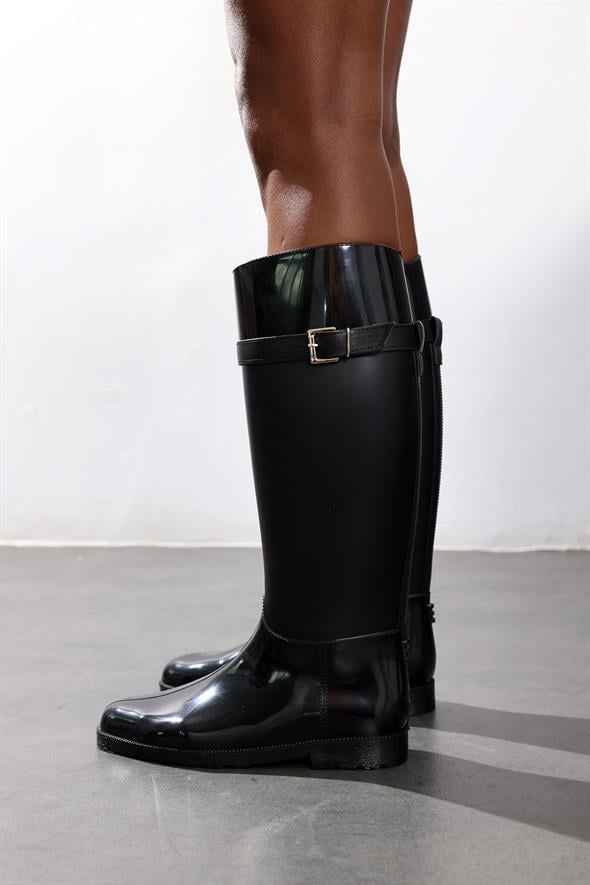 Siyah Yağmur Çizmesi 26010