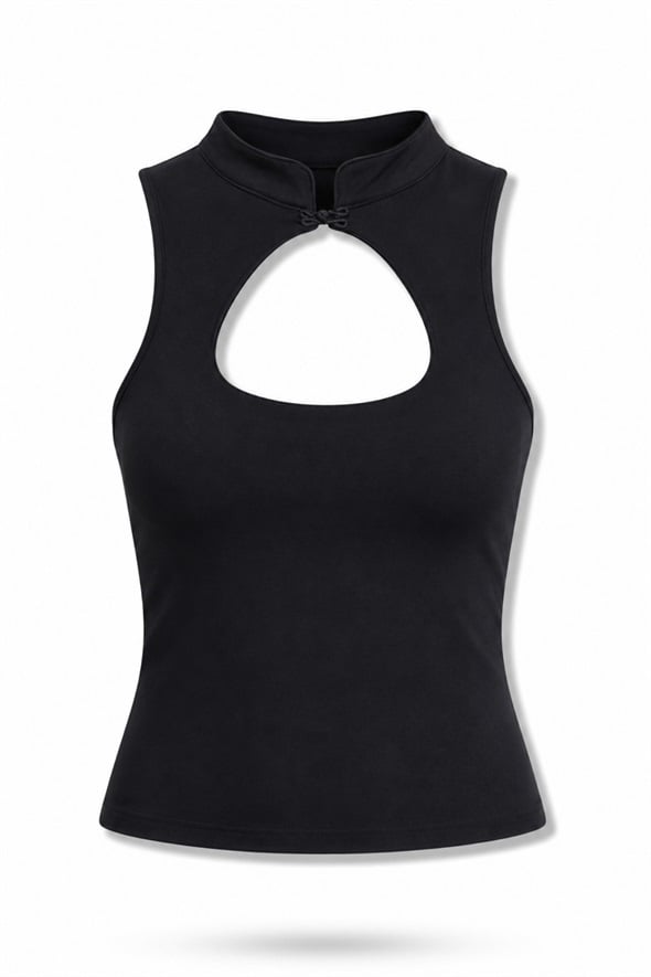 Siyah Yaka Detaylı Bluz 17693