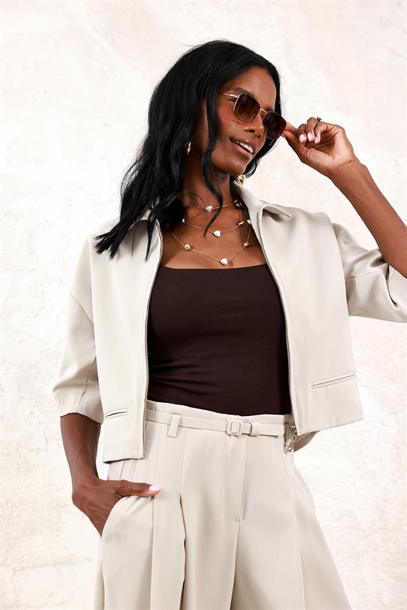 Taş Gabardin Ceket 130983