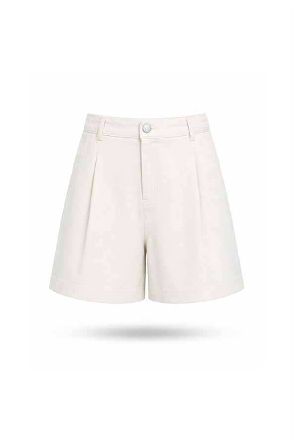 Taş Pile Detaylı Şort 010875
