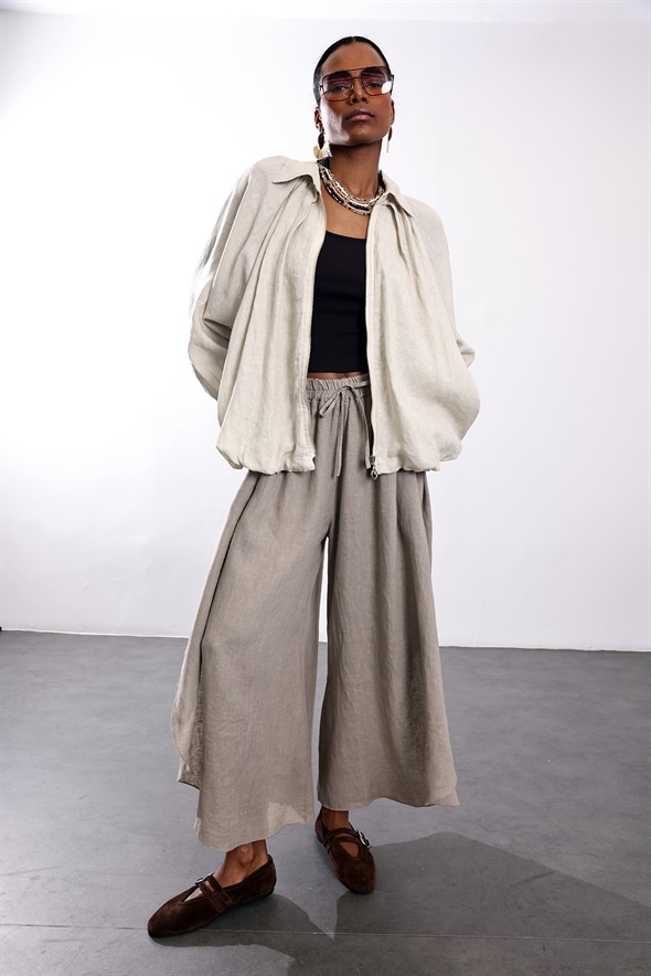 Taş Pileli Bomber Ceket 39446