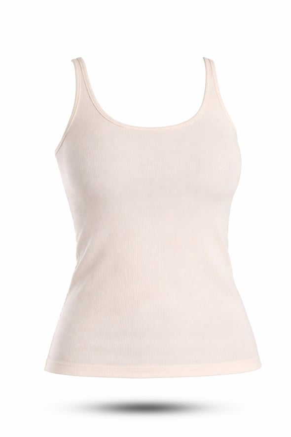 Taş U Yaka Fitilli Basic Atlet 