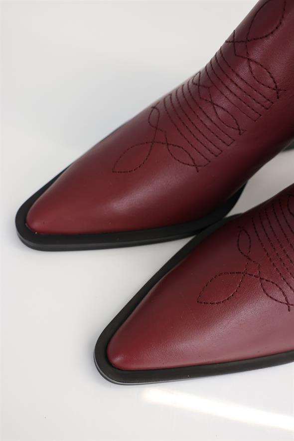 Vişne Çürüğü Nakışlı Western Bot 123303