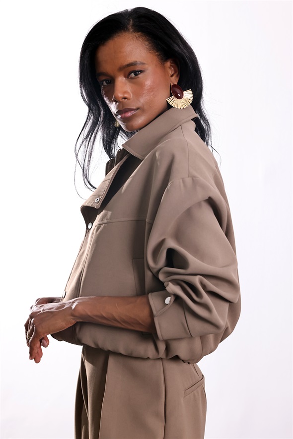 Vizon Bomber Ceket Pantolon Takım 7154