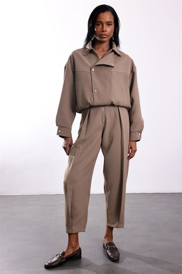 Vizon Bomber Ceket Pantolon Takım 7154