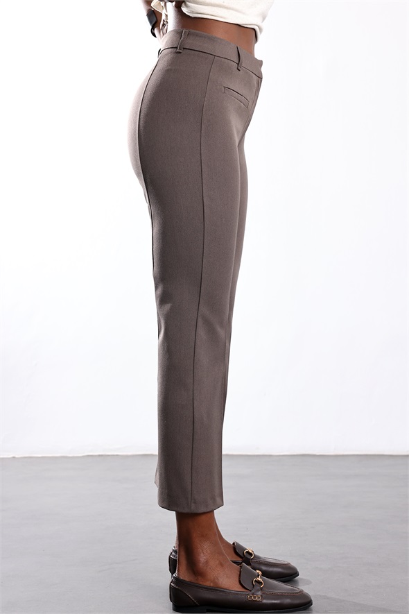 Vizon Düz Kesim Kumaş Pantolon 9974