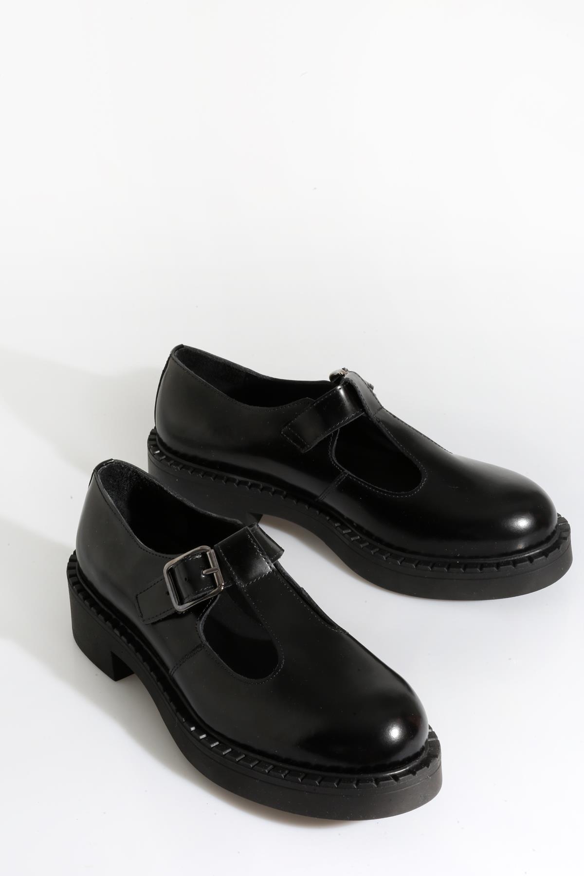 Siyah Lady Ayakkabı 23026
