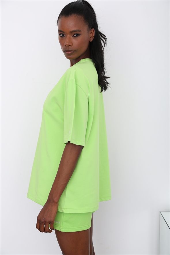 Yeşil Oversize Tshirt 