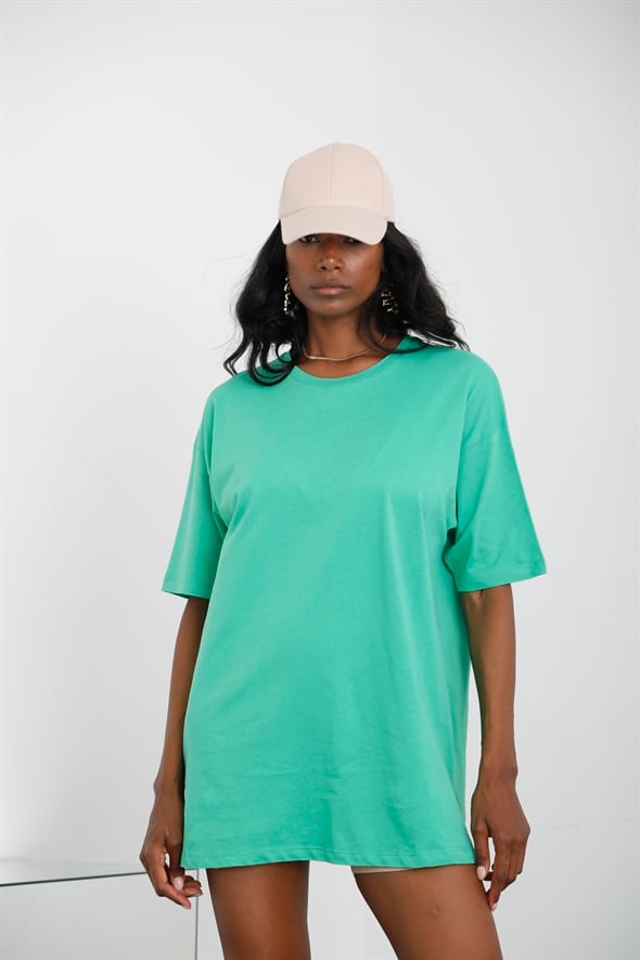 Yeşil Oversize Tshirt 3779