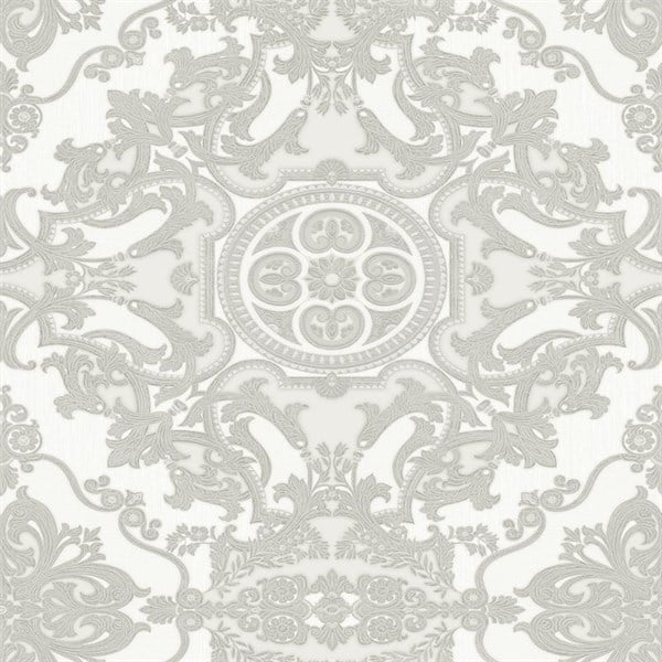 Adawall Seyyah 1301-1 Gri Damask Desen Duvar Kağıdı