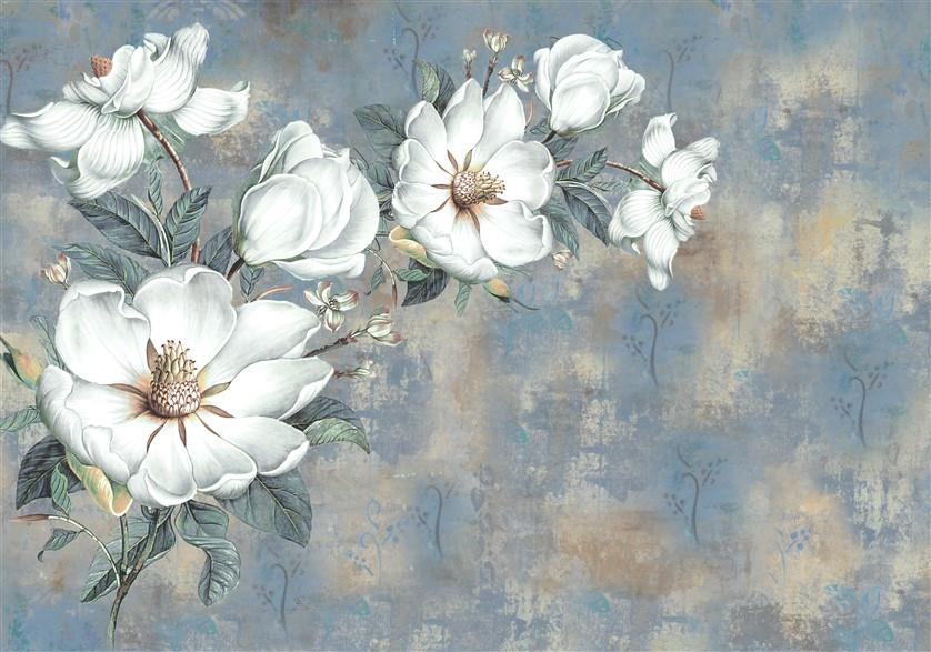 Çiçek Desenli Duvar Kağıdı-7